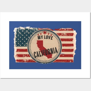 California State Flag Posters and Art